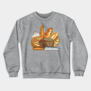 Bread and Garlic Crewneck Sweatshirt